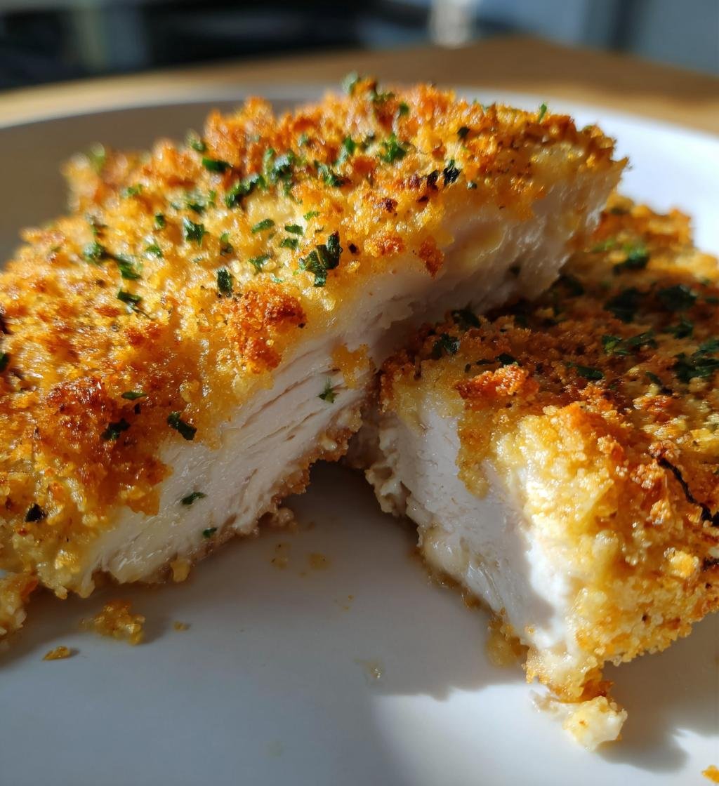 Baked Parmesan Crusted Chicken Breast