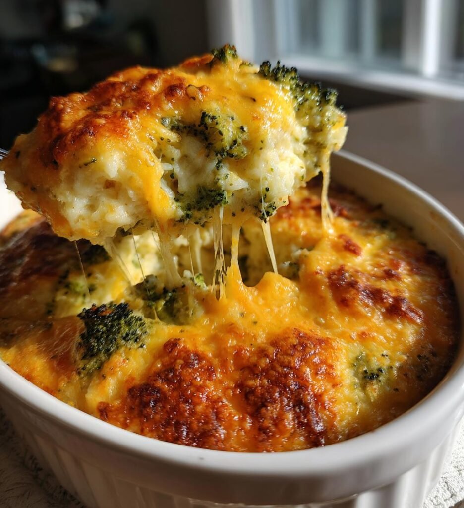 Cheesy Broccoli Rice Casserole