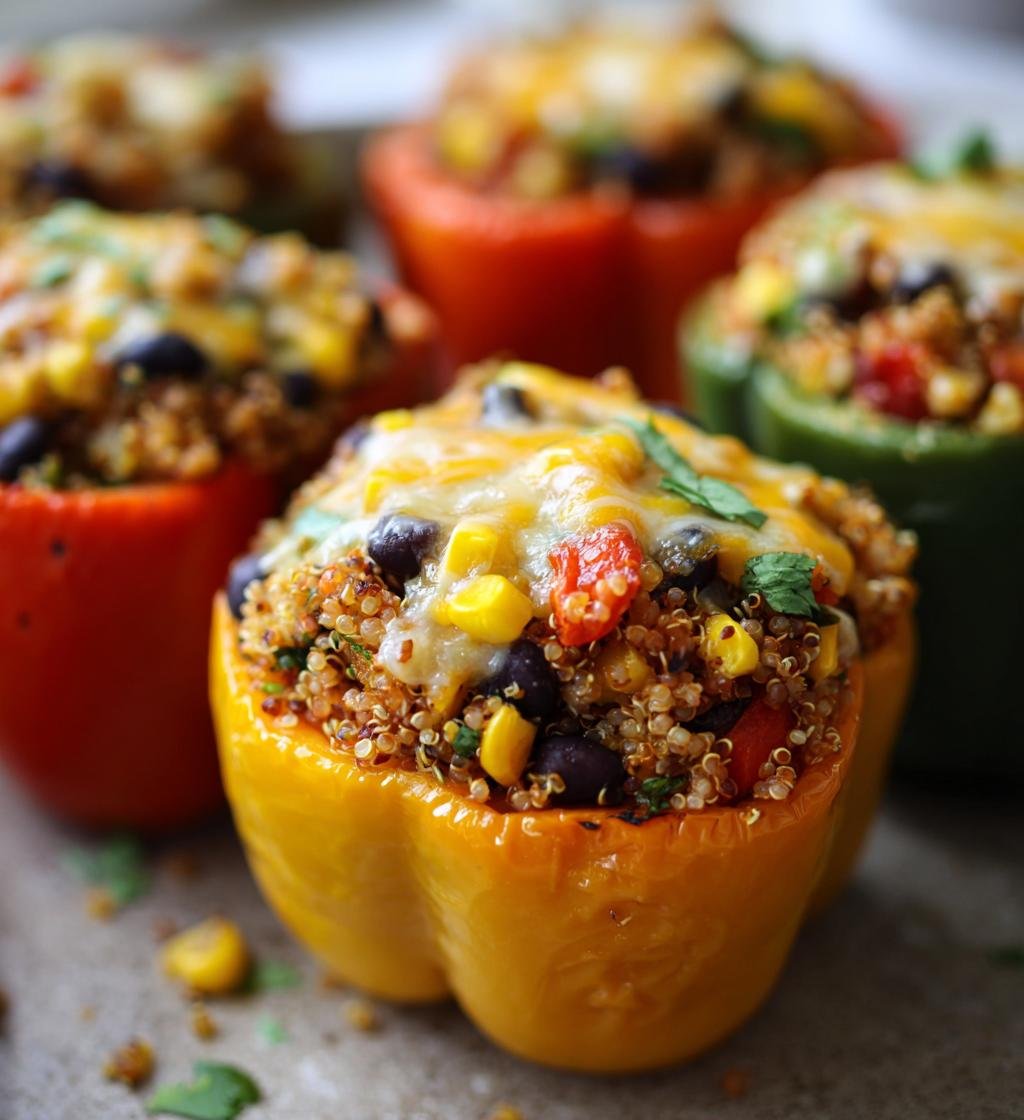 Vegetarian Stuffed Bell Peppers