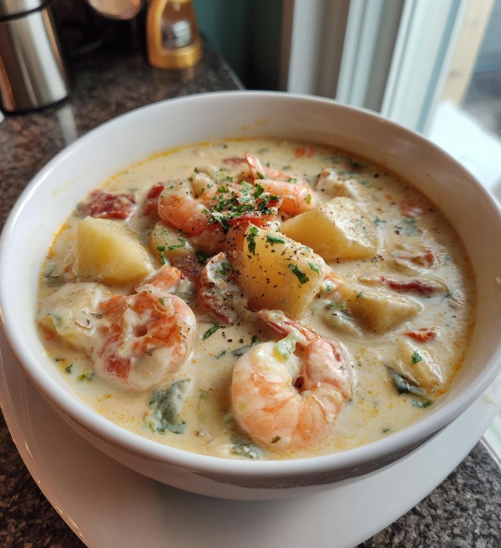 Creamy Seafood Chowder Recipe - Simple and Delicious Comfort Food