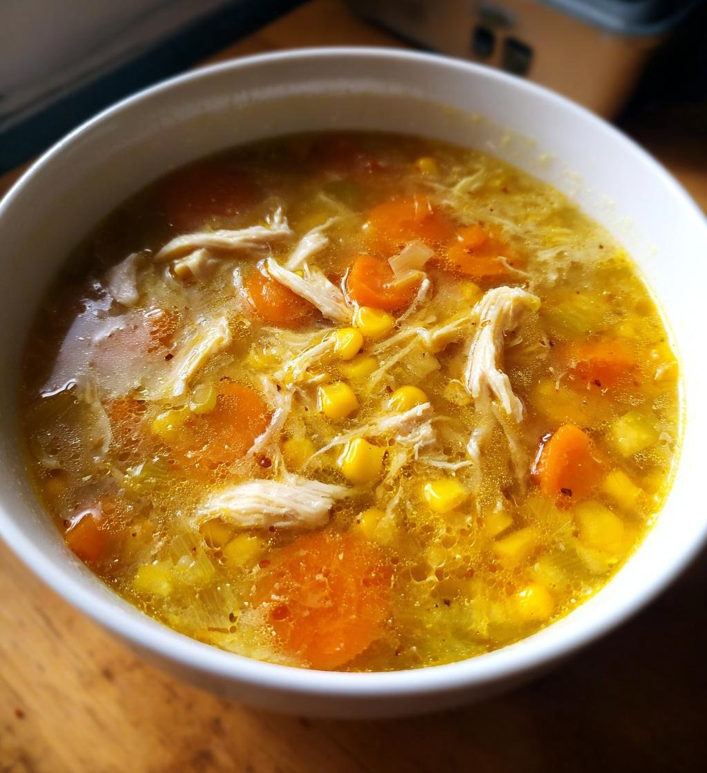 Easy Chicken and Sweetcorn Soup - Homemade Comfort in Minutes