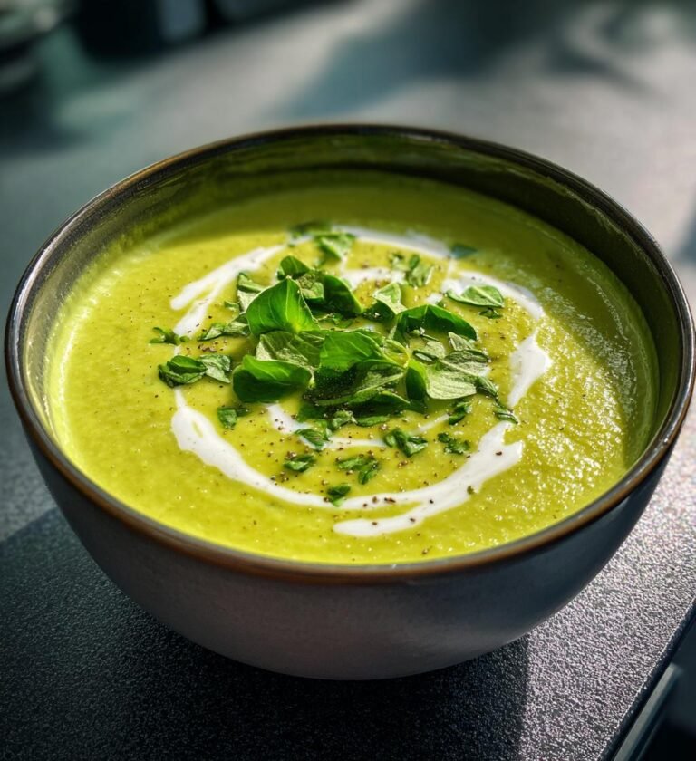 creamy zucchini soup recipe