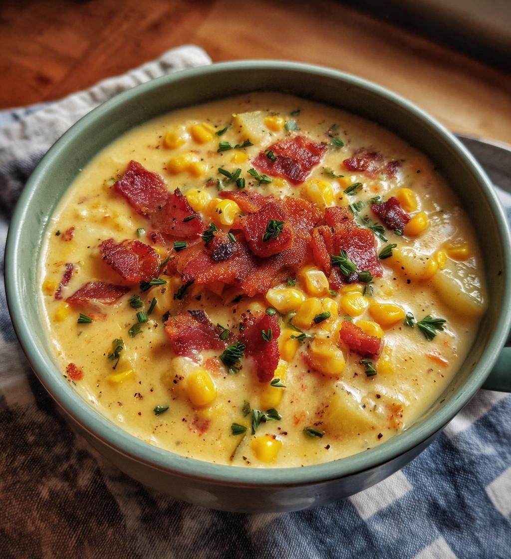 creamy corn chowder recipe
