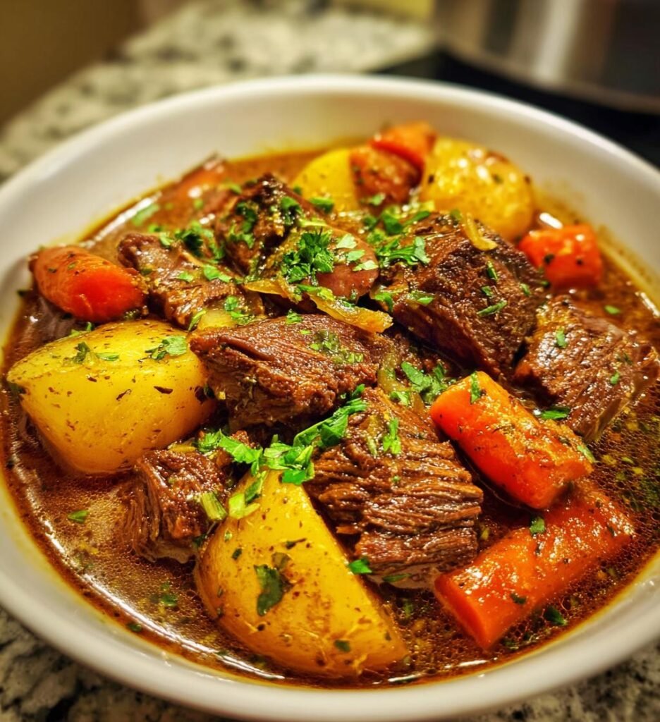 slow cooker beef stew