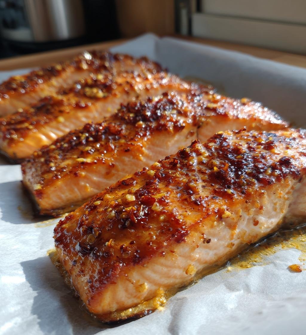 Baked Dijon Mustard Salmon Recipe - Simple & Delicious - step by step