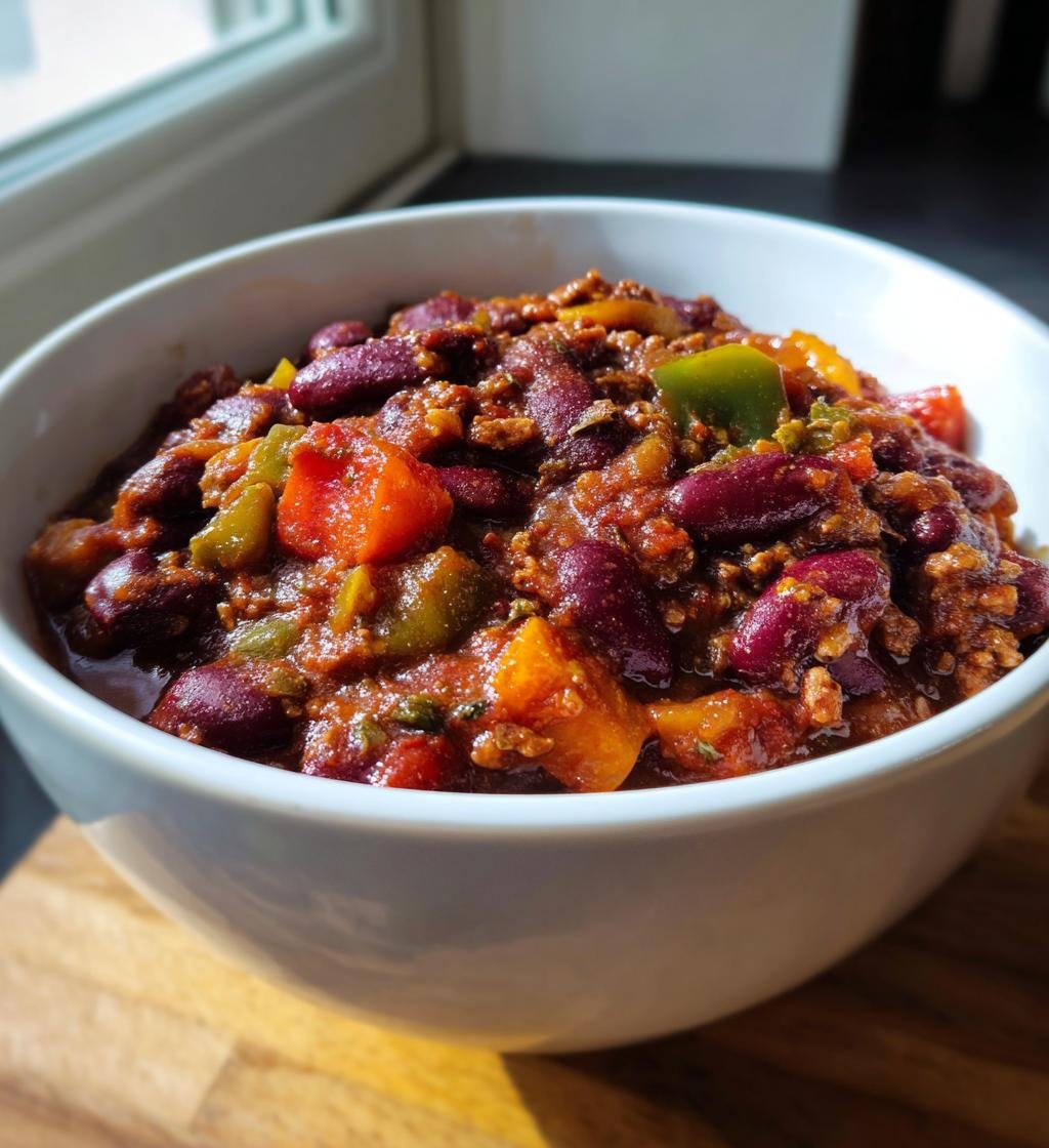 Vegetarian Chili Recipe Hearty & Delicious - Quick & Easy Meal