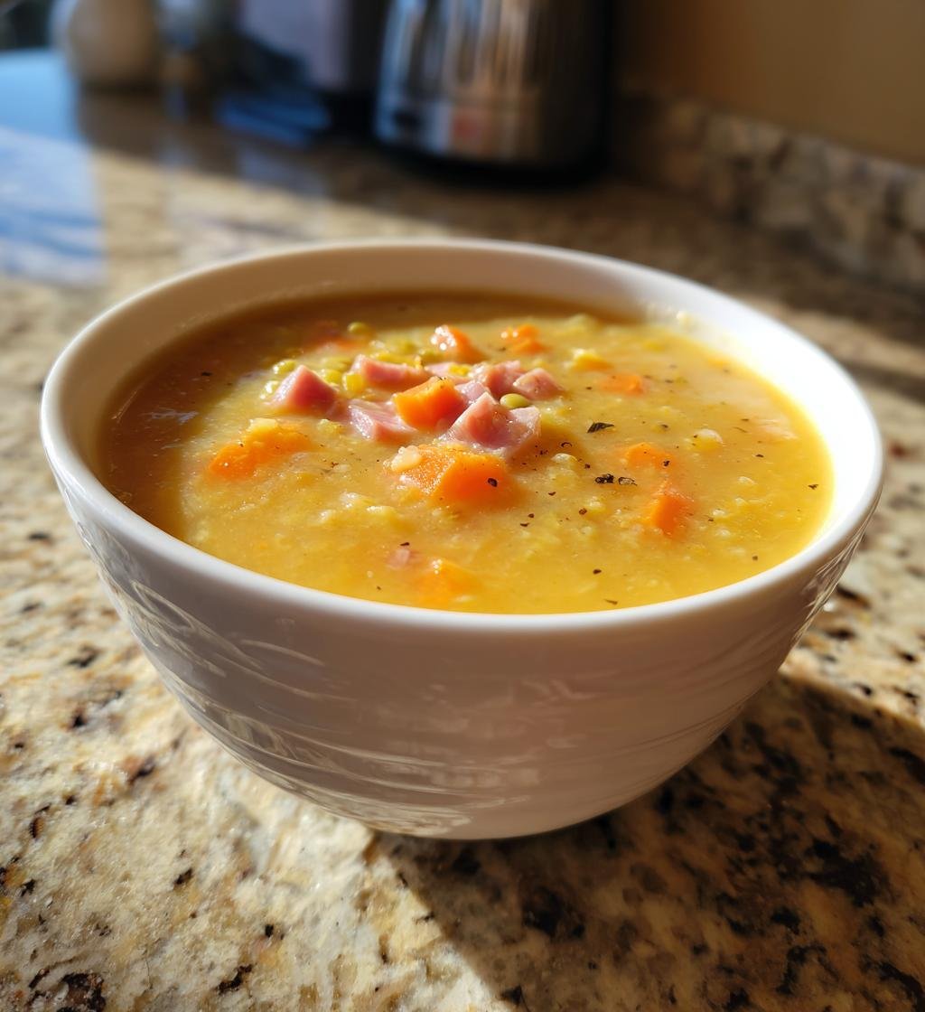 Slow Cooker Split Pea Soup Recipe - Creamy and Delicious Comfort Food