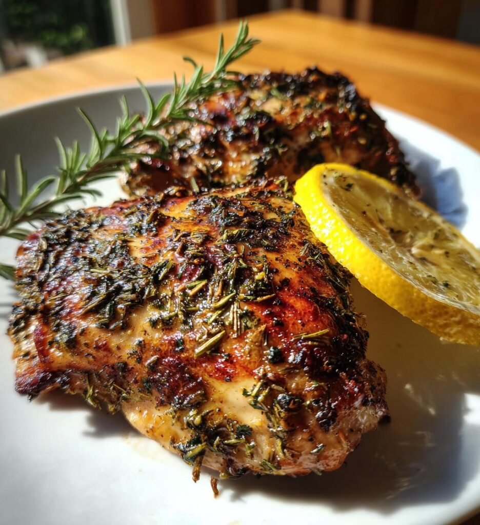 baked chicken breast with lemon and herbs