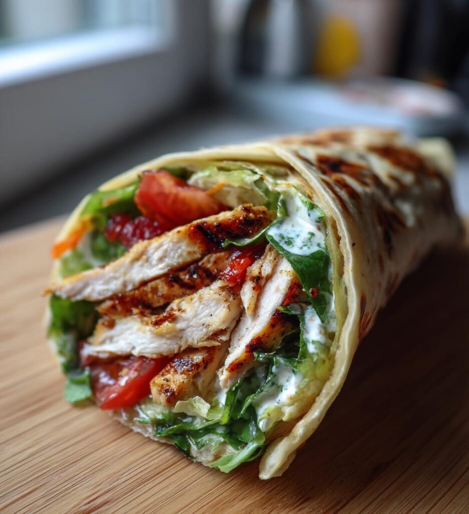 grilled chicken wrap recipe easy