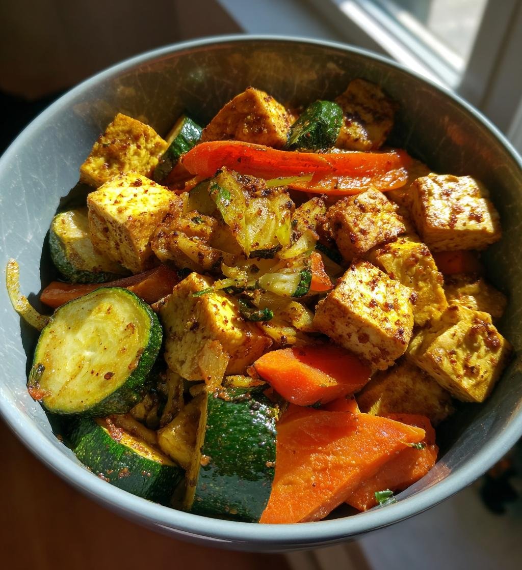 Delicious Vegetable Stir Fry with Tofu - Quick & Healthy Recipe - step by step