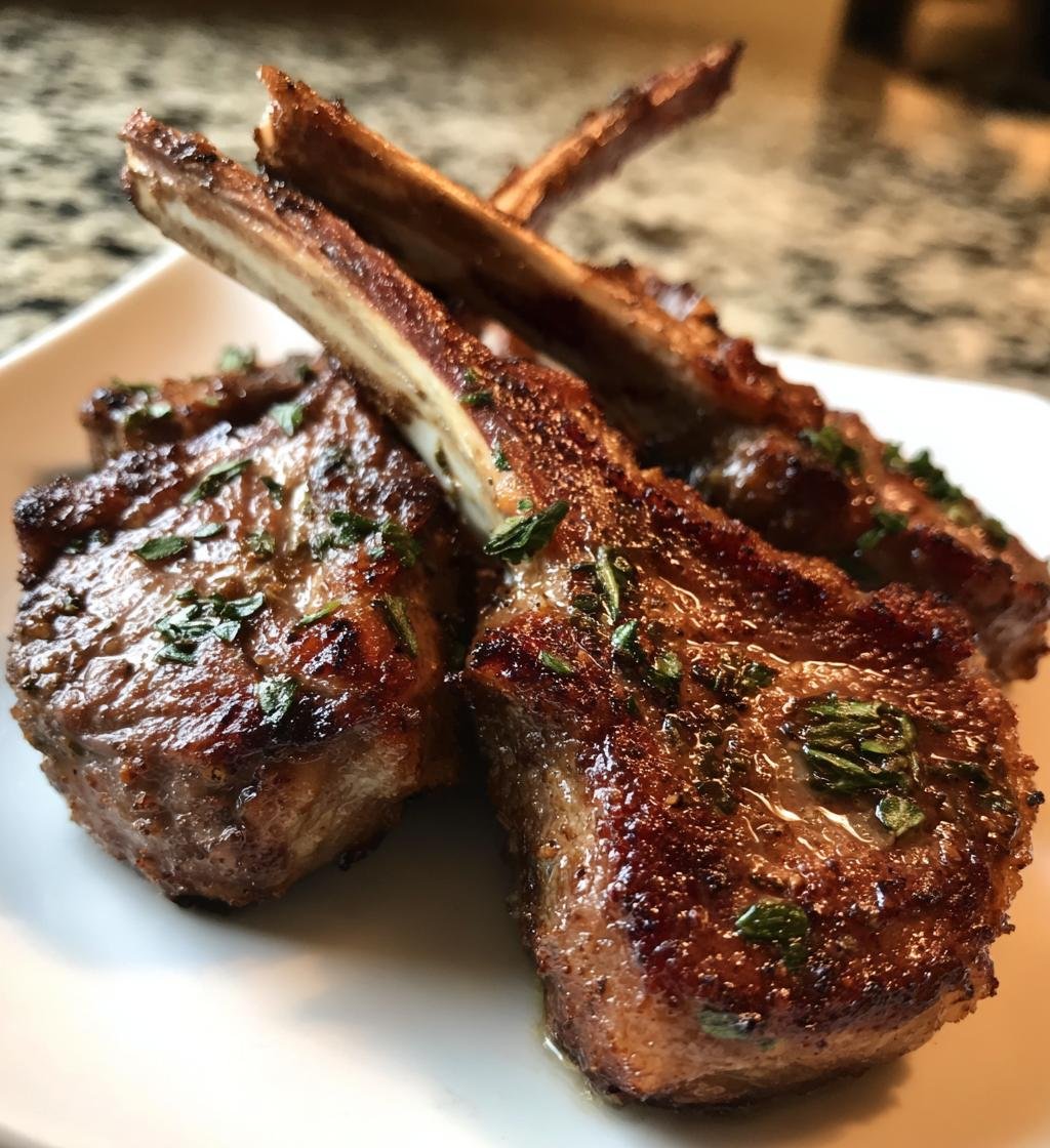Air Fryer Lamb Chops Recipe - Juicy, Herb-Seasoned Perfection - step by step