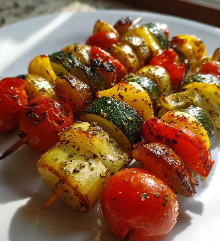 grilled vegetable skewers recipe