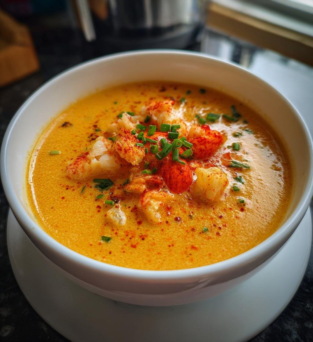 Creamy Lobster Bisque Recipe - The Best Easy Seafood Soup - step by step