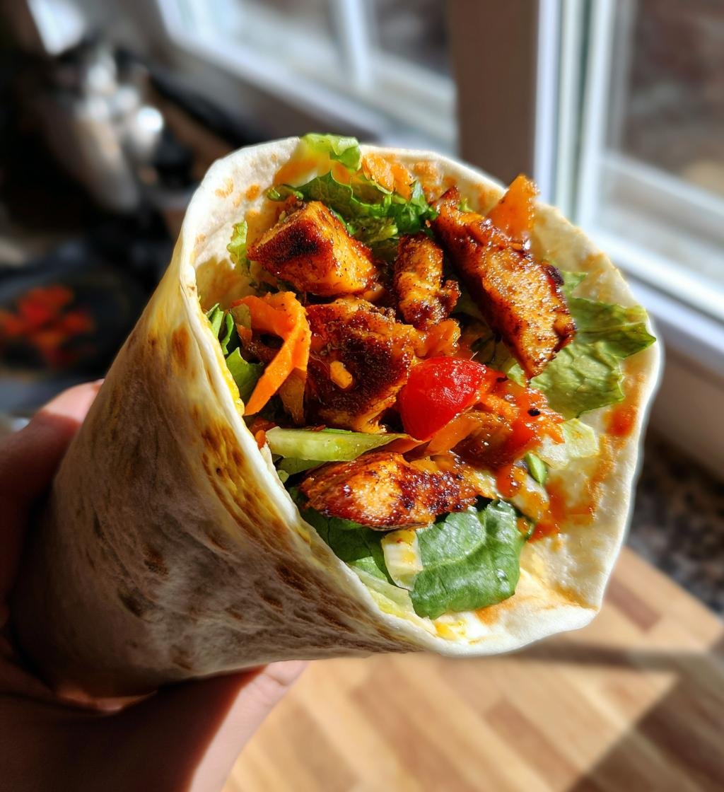 easy chicken wrap recipe