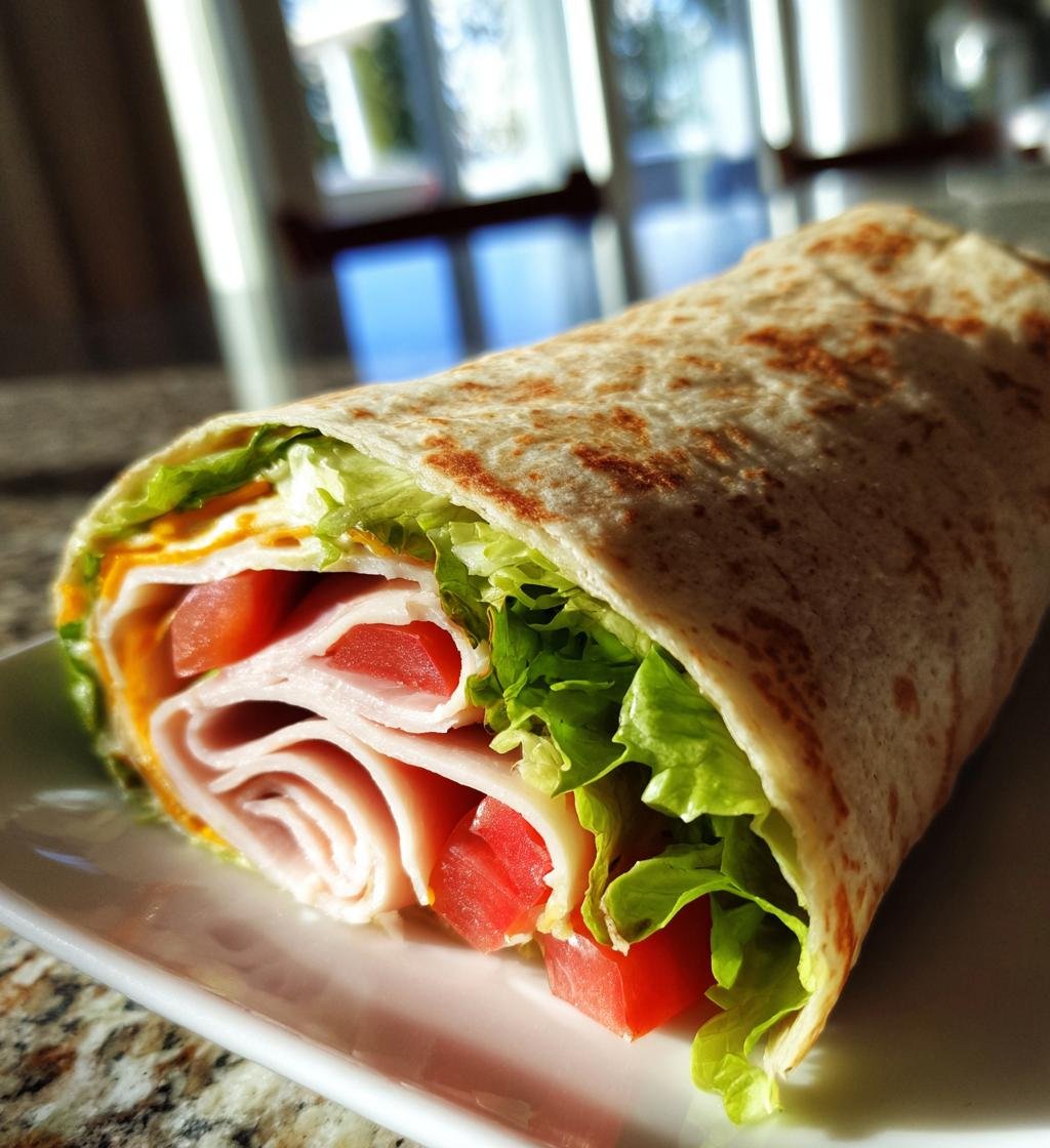 turkey wrap recipe healthy lunch