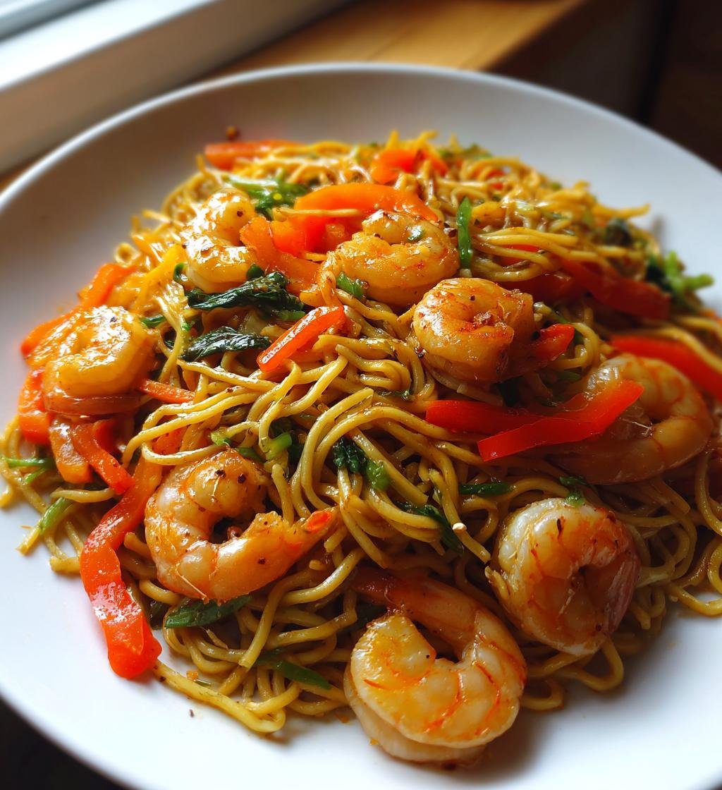 Shrimp Stir Fry with Noodles: Quick and Delicious Dinner Idea