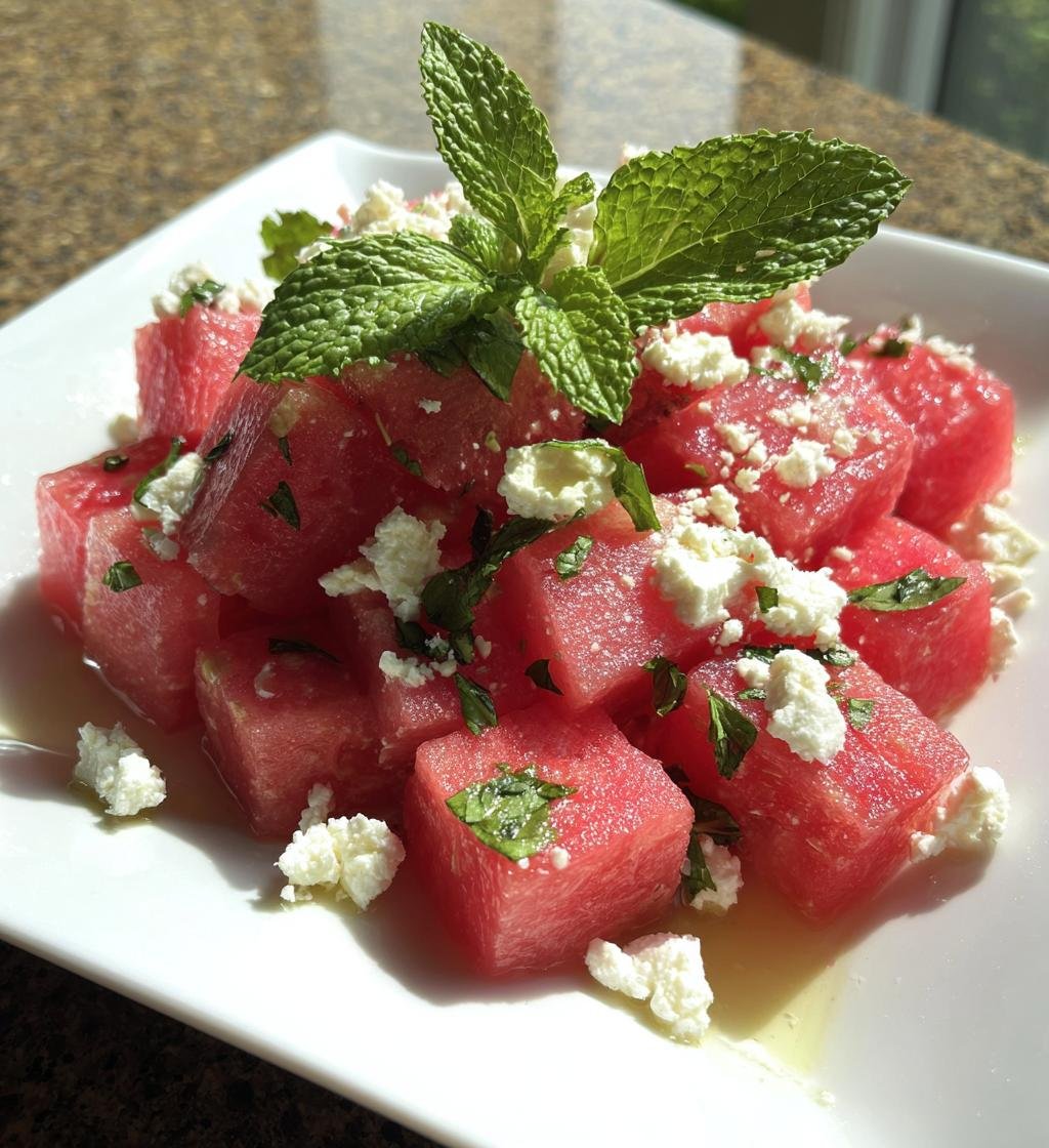 Watermelon Feta Salad Recipe - Refreshing and Delicious Summer Dish