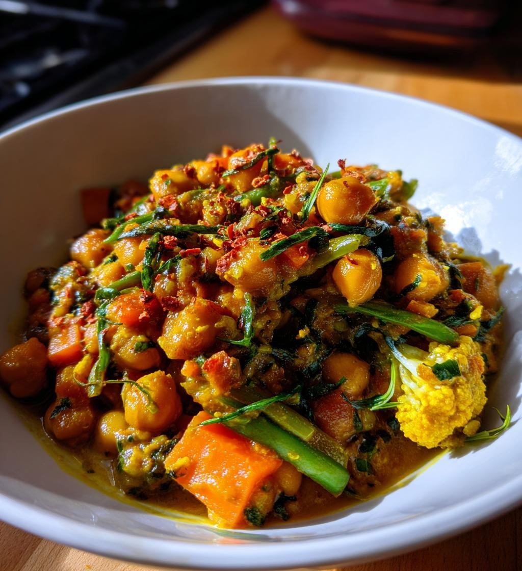 Vegetarian Curry Recipe with Chickpeas – Quick and Delicious Meal