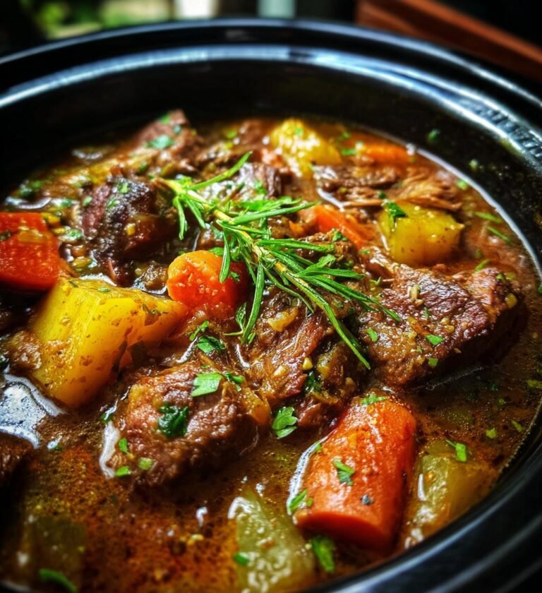 slow cooker lamb stew recipe