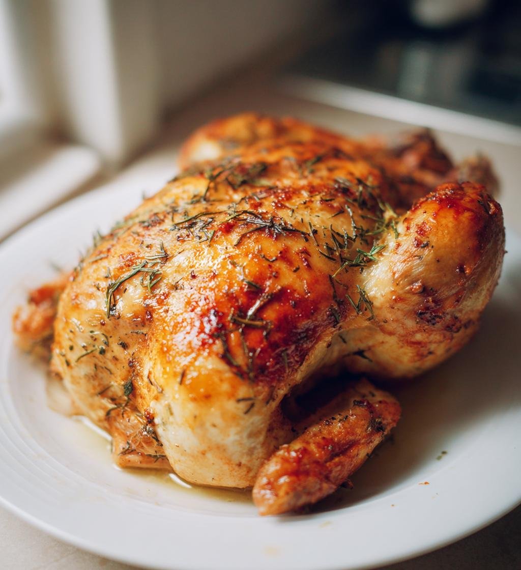 baked whole chicken recipe easy