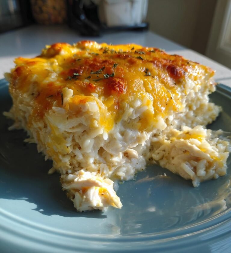 creamy chicken and rice casserole