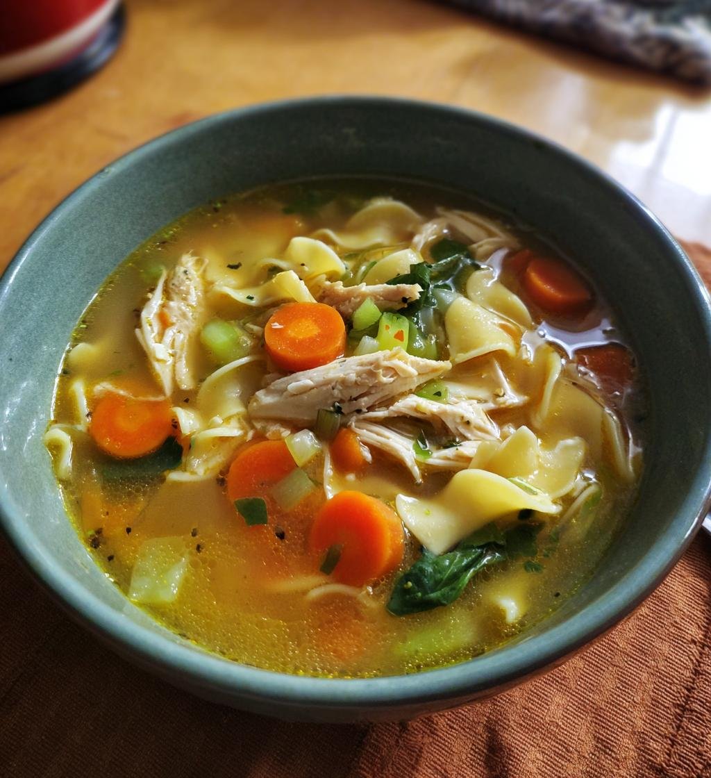 Homemade Chicken Noodle Soup Recipe – Quick and Delicious Comfort Food - step by step