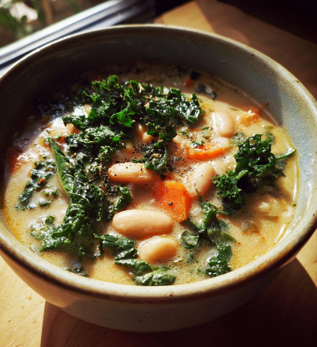 White Bean and Kale Soup - Easy, Healthy, and Delicious Recipe