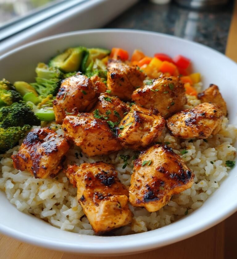 meal prep chicken bowls for the week