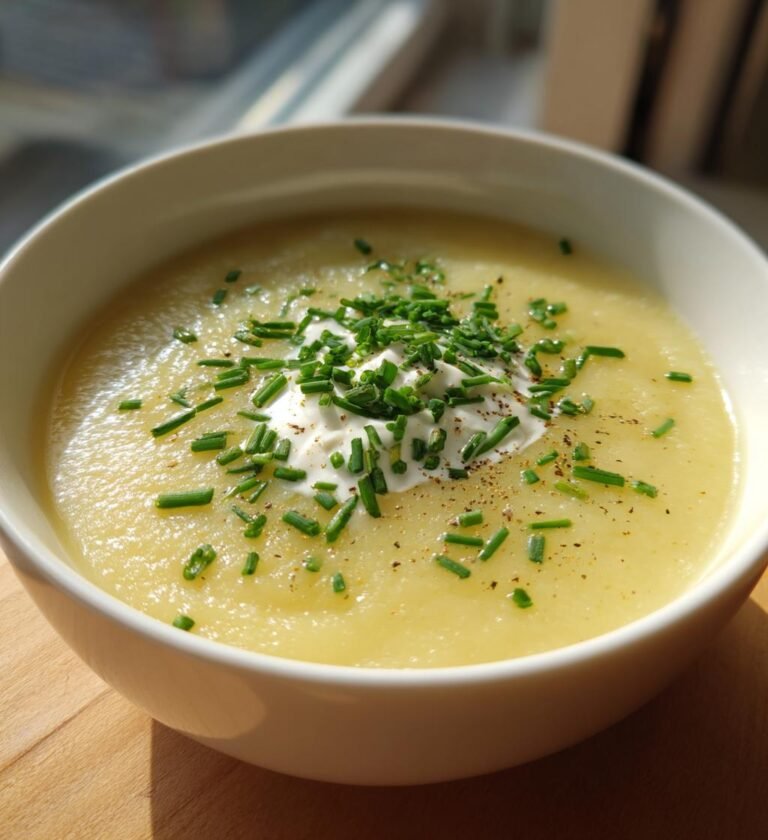 creamy leek and potato soup