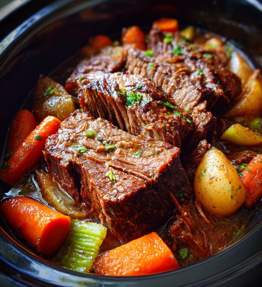 Slow Cooker Pot Roast Recipe Easy: Juicy and Perfect Every Time