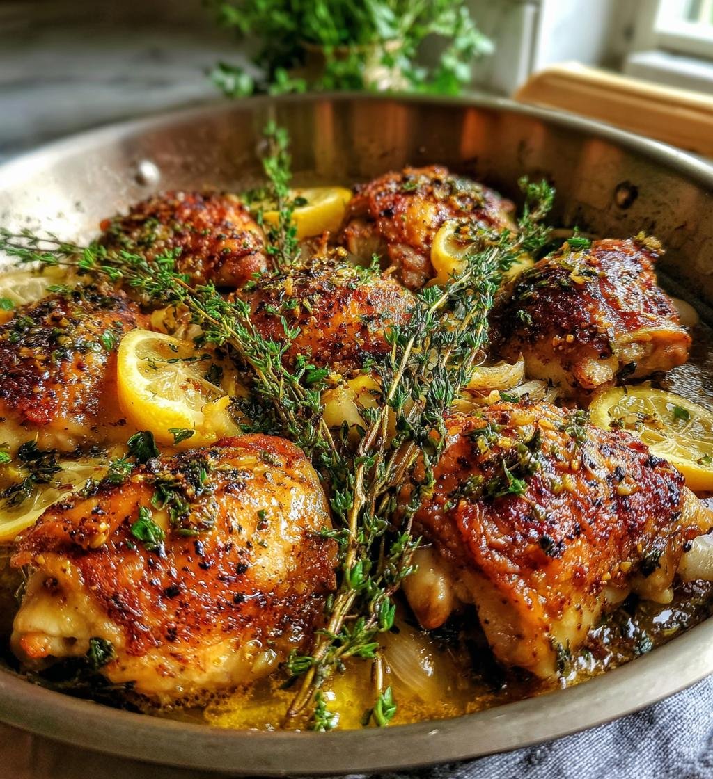 Easy One Pan Chicken Recipe with Garlic and Lemon - Simple & Delicious