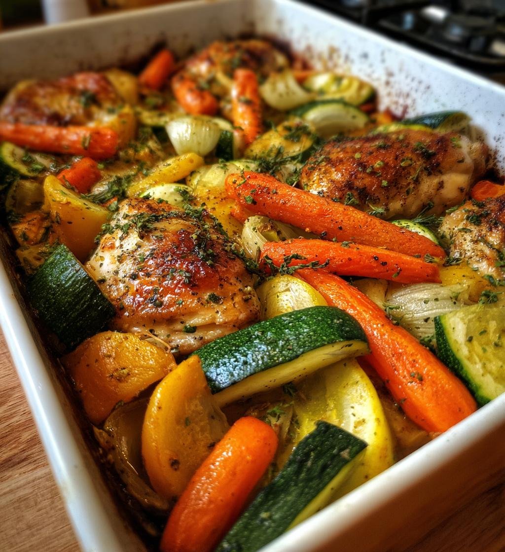 Easy Chicken and Vegetable Bake – Delicious and Quick One-Dish Meal - step by step