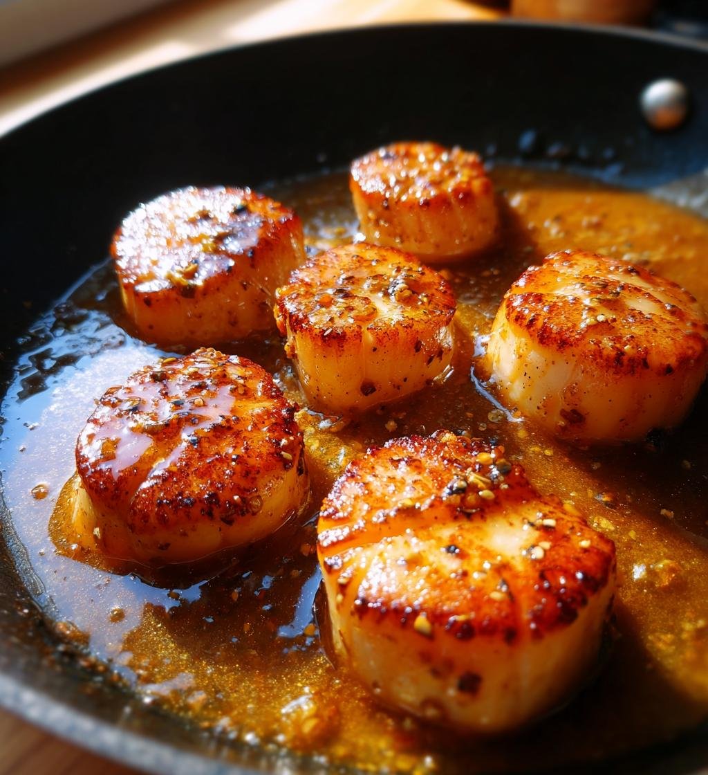 Pan Seared Scallops with Butter Sauce – Easy and Delicious Recipe - step by step