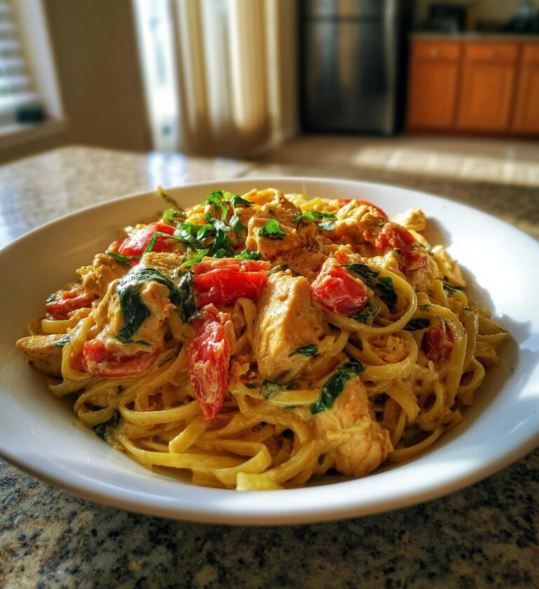 creamy tuscan chicken pasta