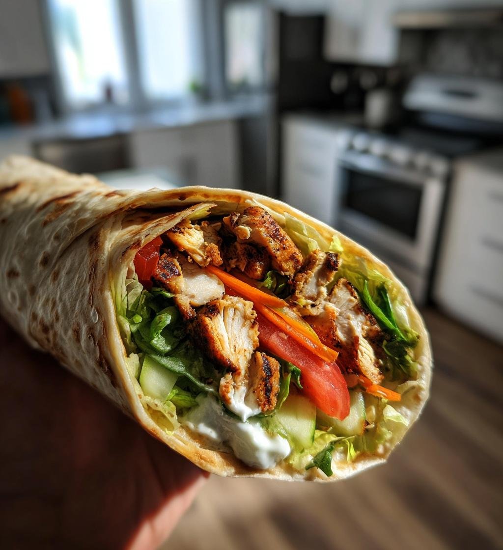 Grilled Chicken Wrap Recipe Easy – Juicy & Delicious in Minutes!
