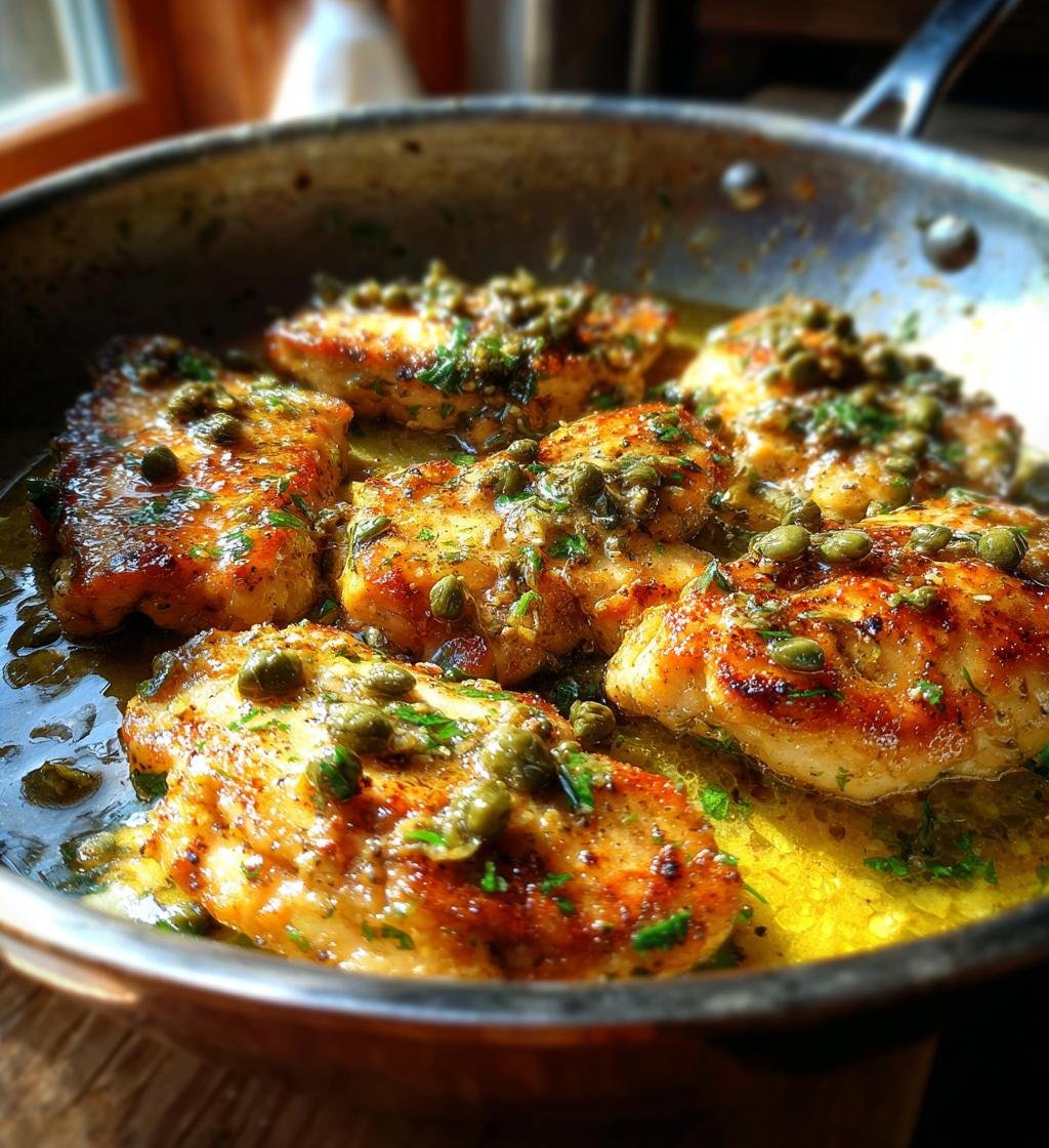 Easy Chicken Piccata Recipe: Juicy Chicken in Lemon Caper Sauce