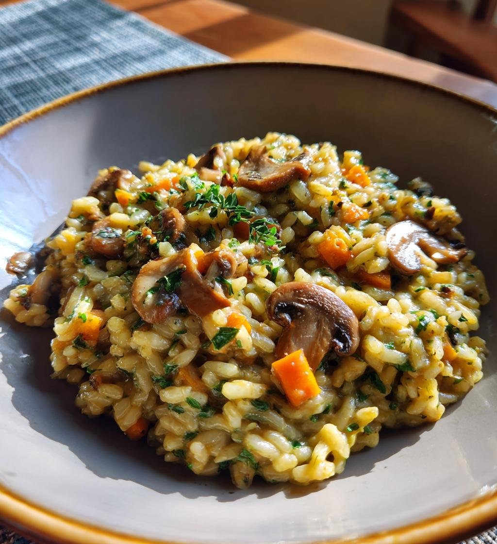Mushroom Risotto Recipe Creamy and Delicious | Quick & Easy Comfort Food - step by step