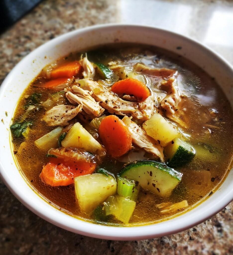 chicken soup from scratch easy