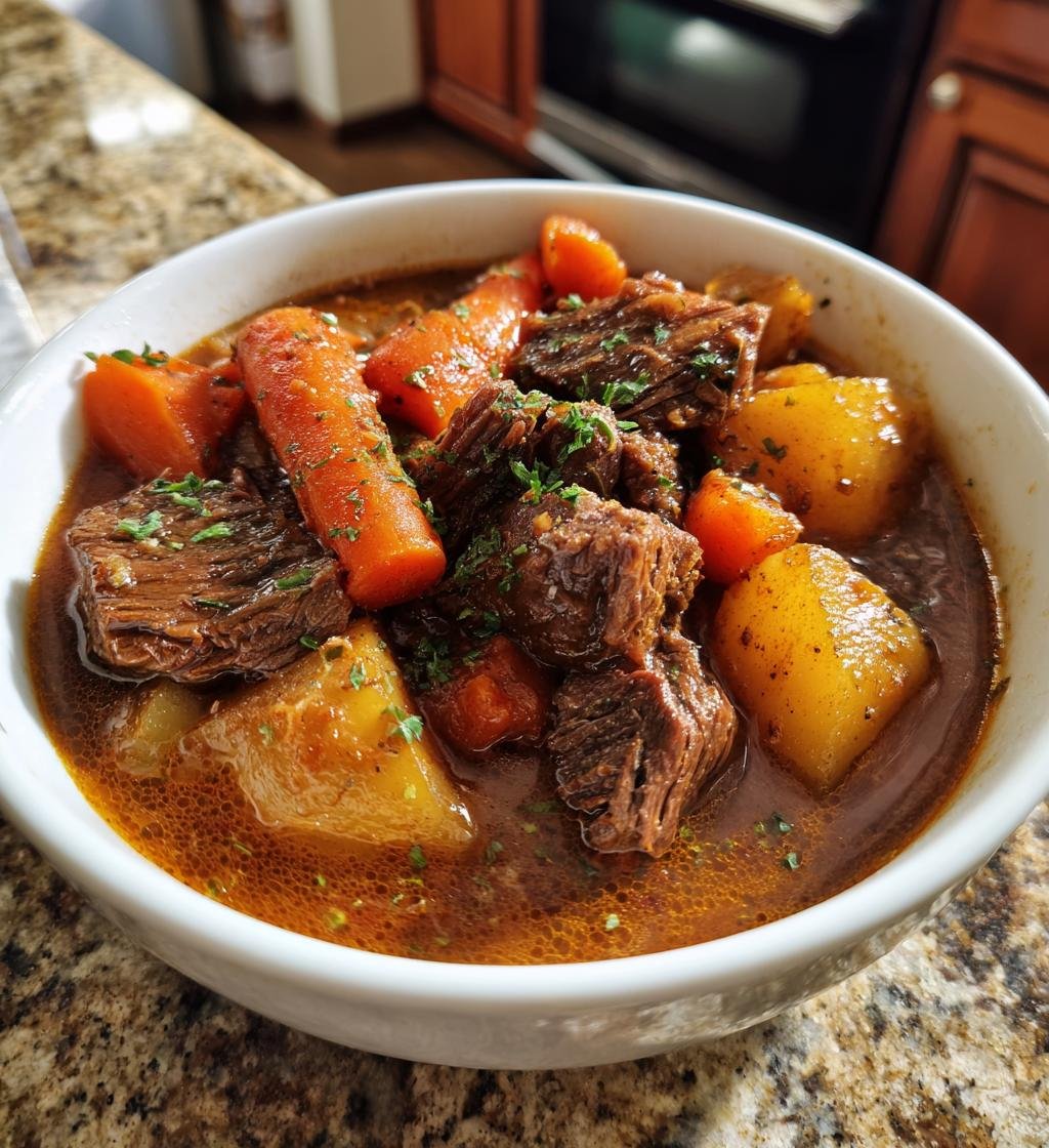 Slow Cooker Beef Stew Recipe Crockpot - Easy and Delicious Comfort Food