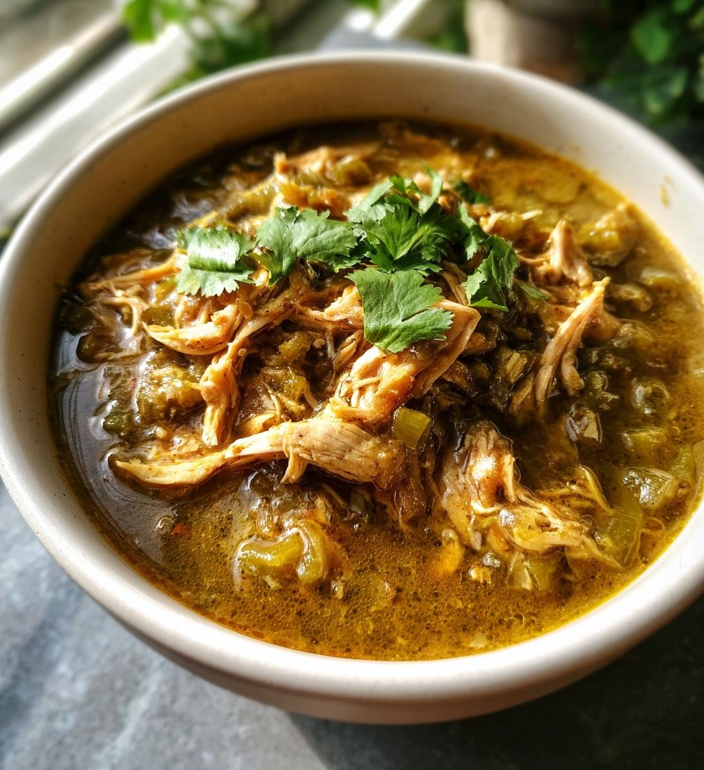 slow cooker chicken chili verde recipe