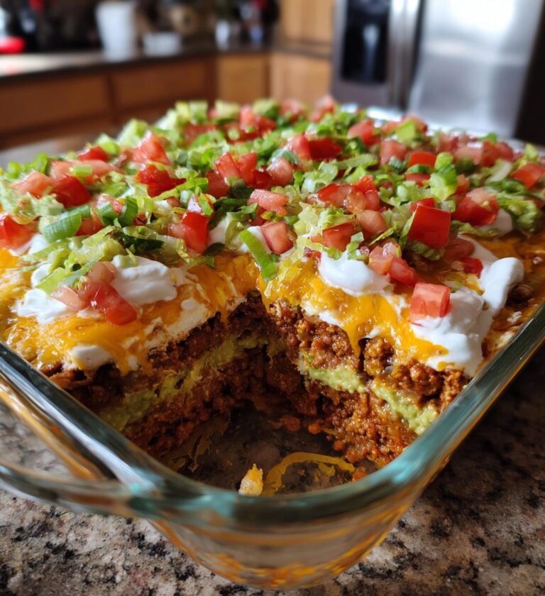 taco dip recipe easy homemade layered