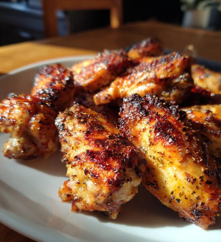 air fryer garlic parmesan wings recipe
