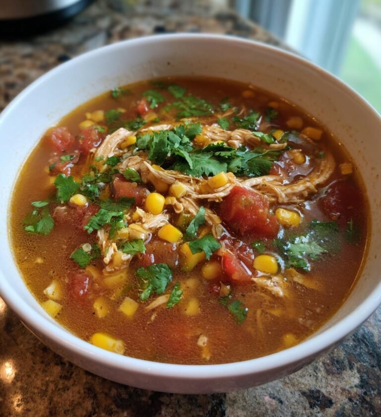 slow cooker chicken tortilla soup recipe