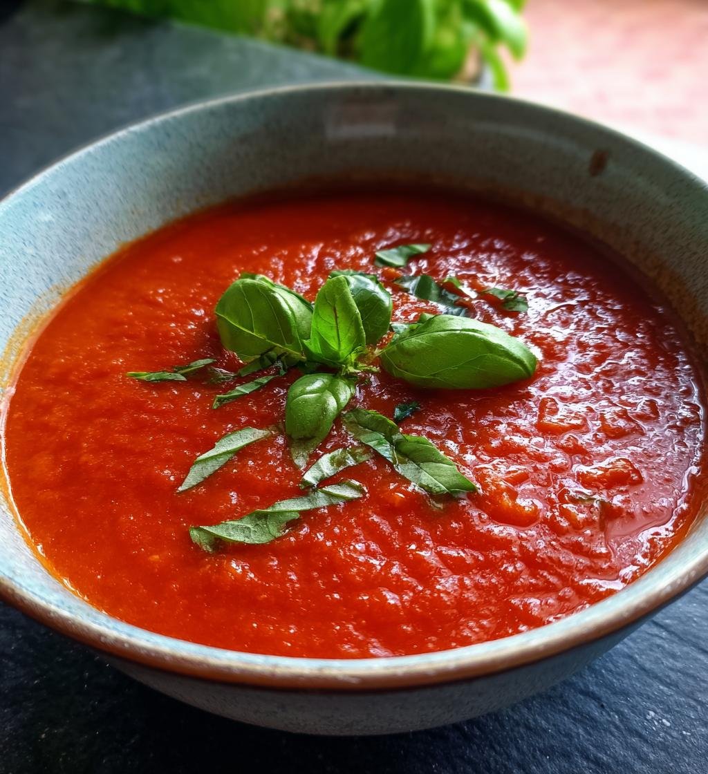 Slow Cooker Tomato Basil Soup Recipe – Easy & Delicious Comfort Food