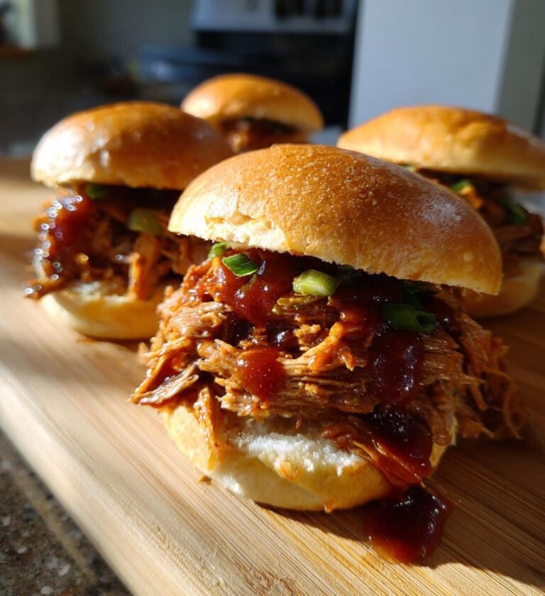 slow cooker pulled pork sliders for Memorial Day