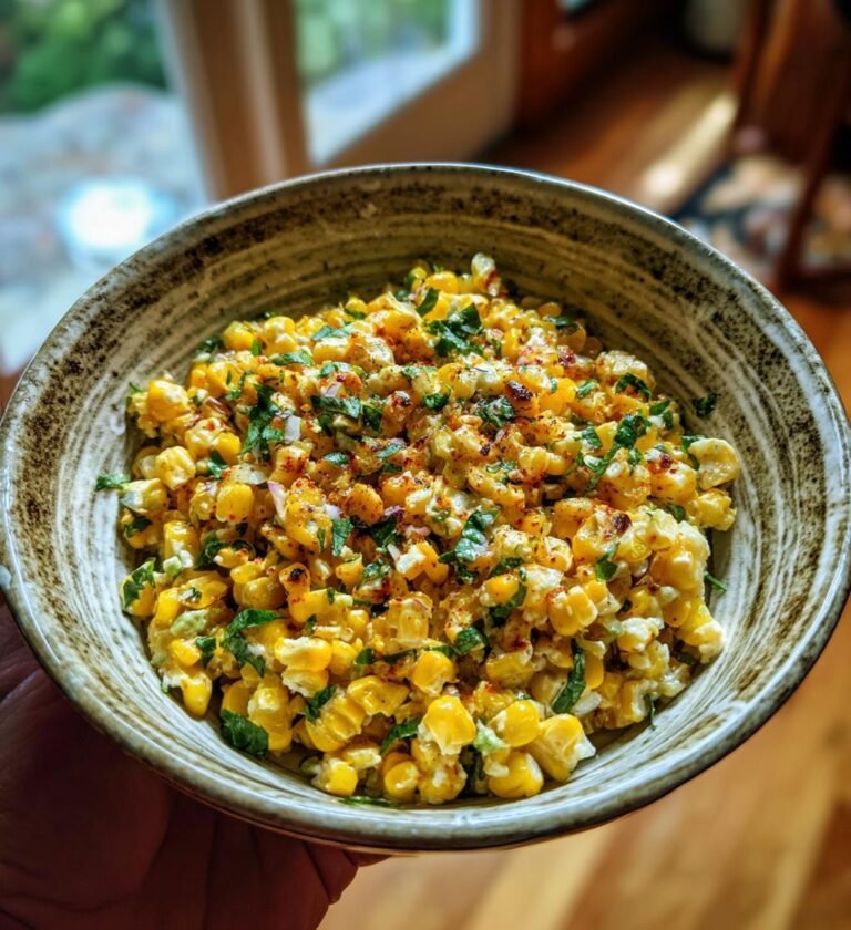homemade street corn salad for summer cookouts