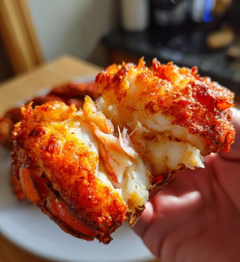 air fryer lobster tails for Father's Day dinner