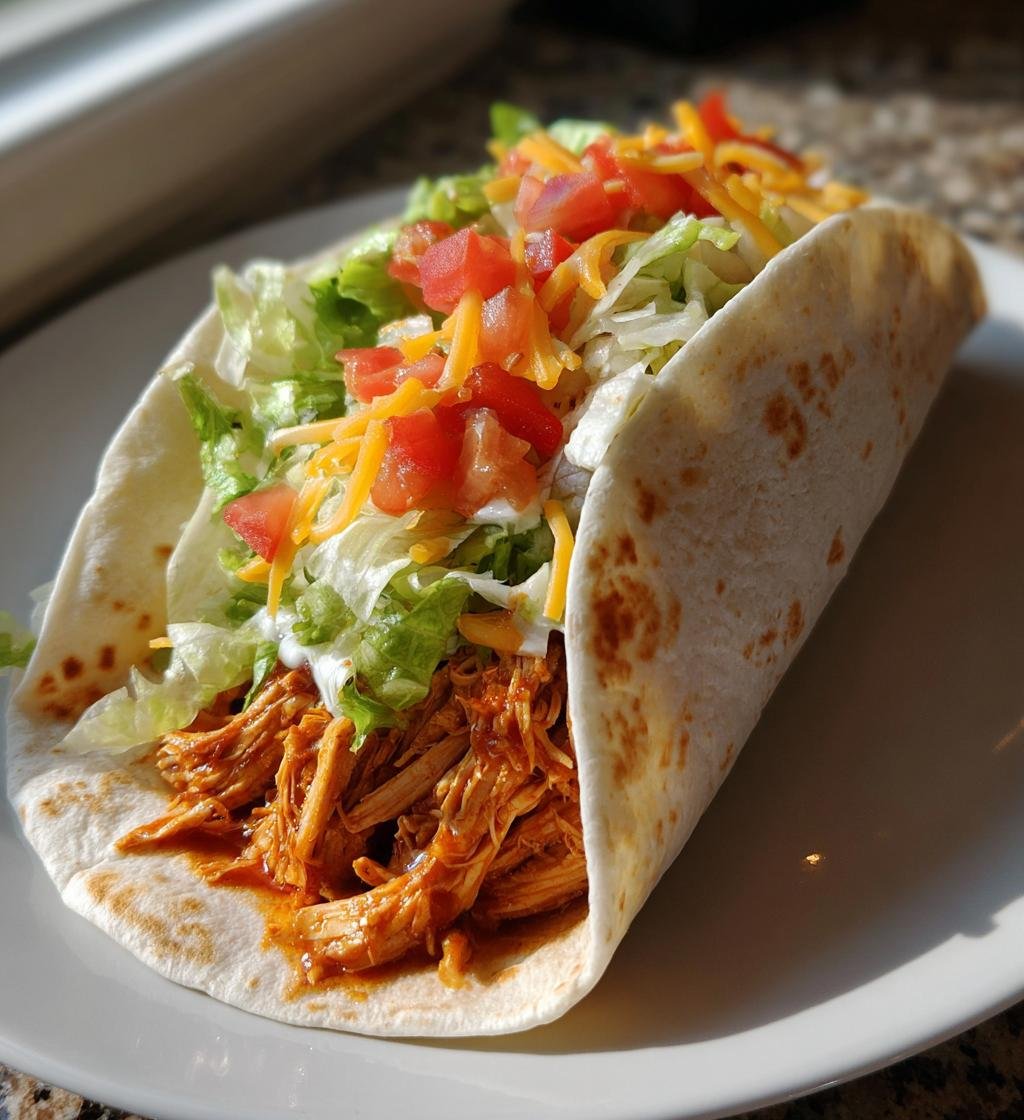 slow cooker chicken tacos for Cinco de Mayo night